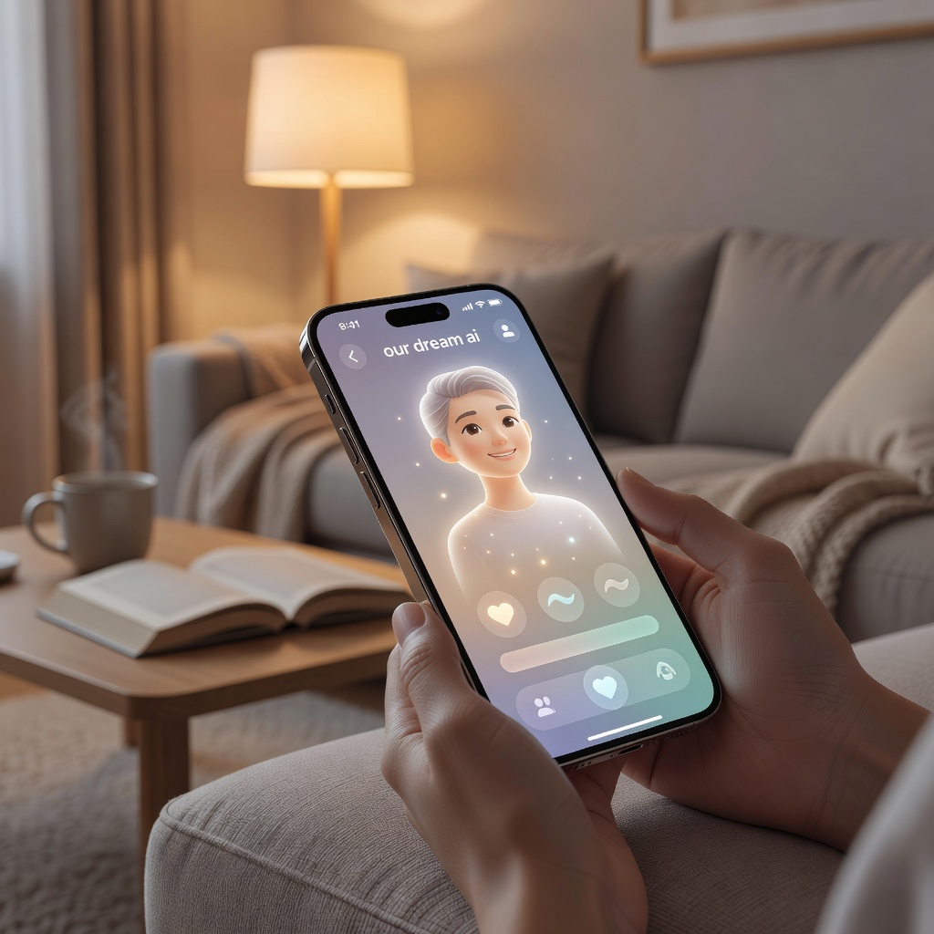 AI companion illustration for ourdream ai review 2026 features pricing alternatives